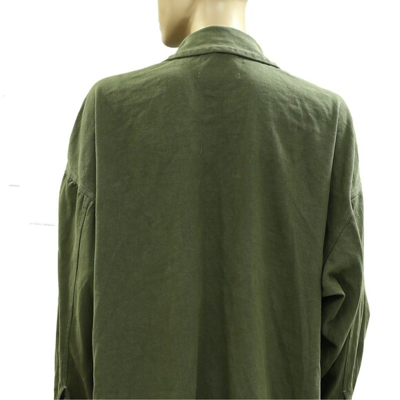 Free People We The Free Madison City Denim Jacket Top Oversized M New 285614 - Picture 9 of 10